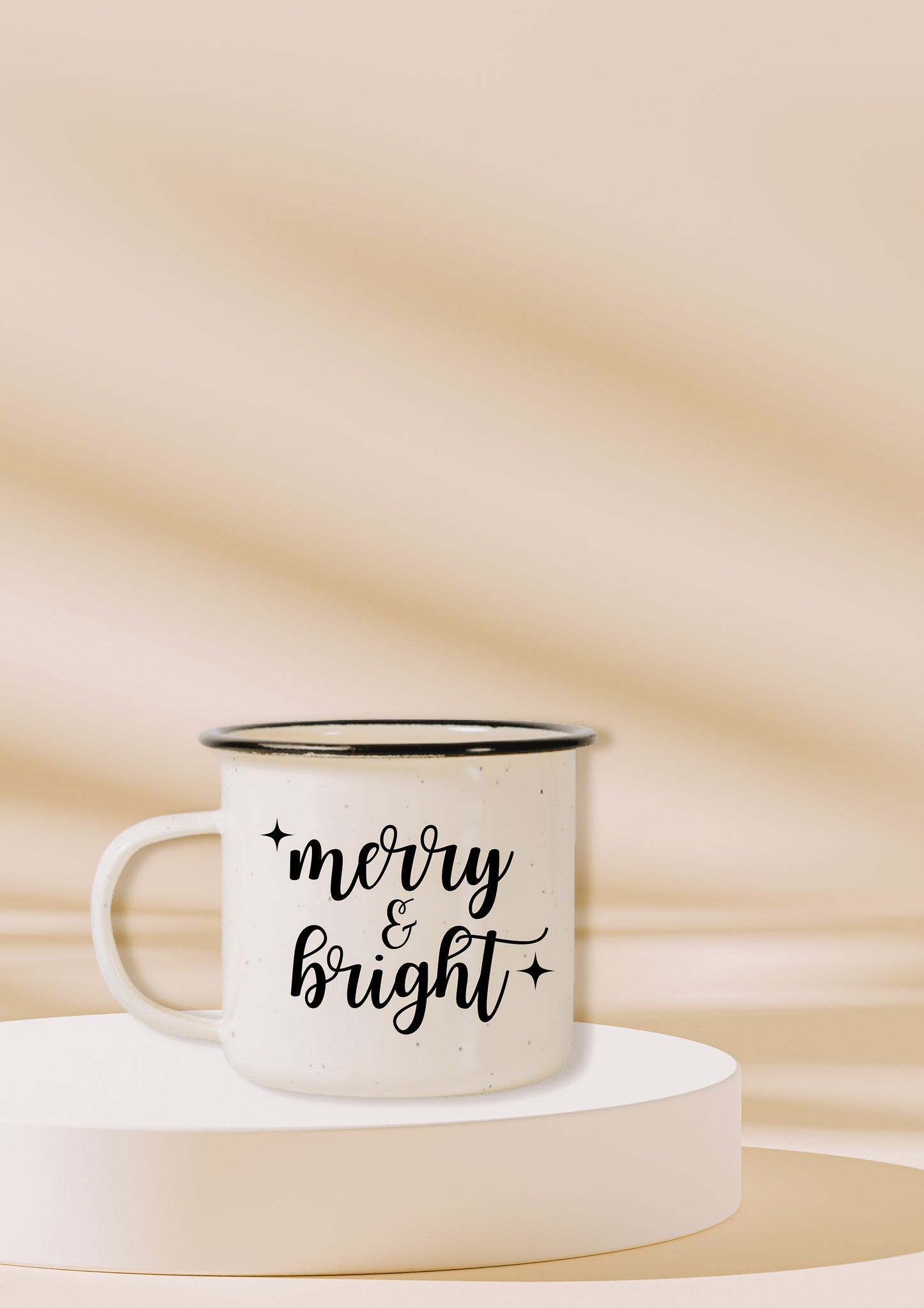 Crème Enamel Mug